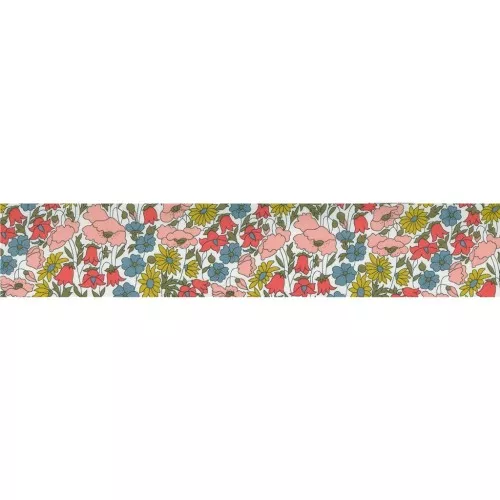 Cinta al bies tela Liberty - Poppy and Daisy - Vénus x1m