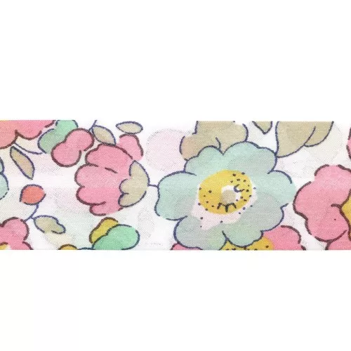 Cinta al bies tela Liberty  - Betsy - Cupcake x1m