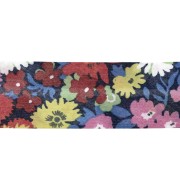 Cinta al bies tela Liberty  - Thorpe - Fleurs de printemps x 1m