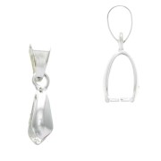 Enganche para colgante 20 mm para hacer tus propias piezas de Joyería y bisutería - Chapado en plata fina x1|raw }}