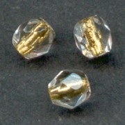 Facetas 3 mm Cristal Dorado x50|raw }}