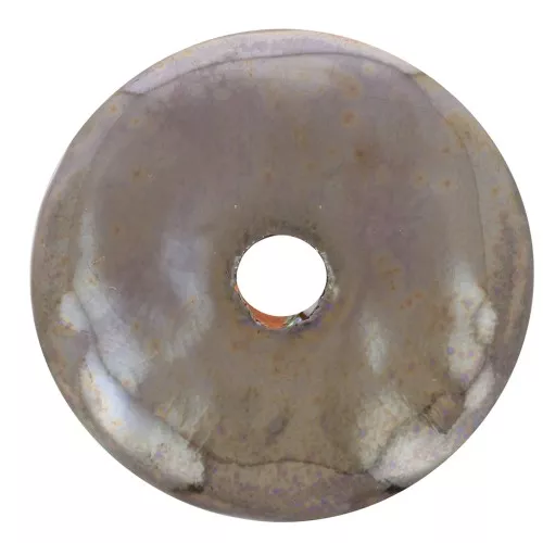 Donuts de cerámica 32 mm Caqui irisado