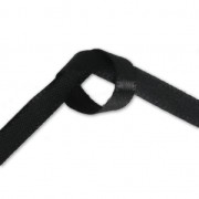 Cinta de Satén 6 mm Negro x20m