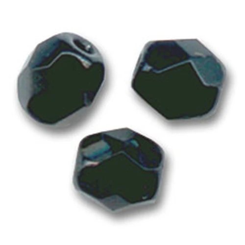Facetadas 3 mm Jet  x50