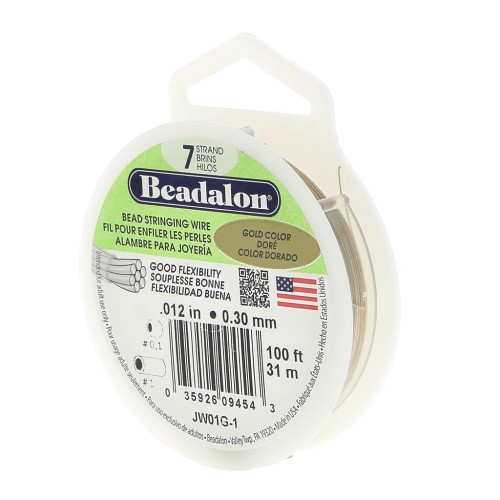 Hilo 7 hebras 0.30 mm Dorado x31 m