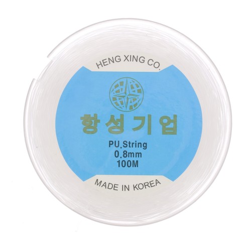 Hilo elástico transparente 0.80mm x 100 m