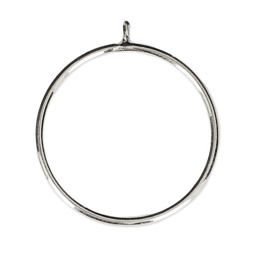 Anillo pour mitad-perforada 6 / 8 y 10 mm de Plata 925 Talla 54 x1