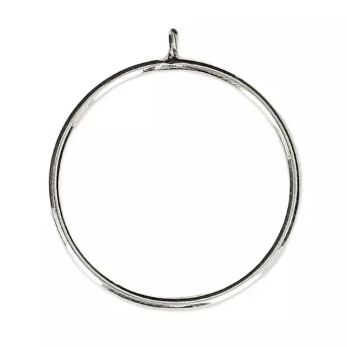 Anillo pour mitad-perforada 6 / 8 et 10 mm de Plata 925 Talla 57 x1
