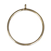 Anillo para mitad-perforada 6 / 8 et 10 mm Gold filled  Talla 54 x1