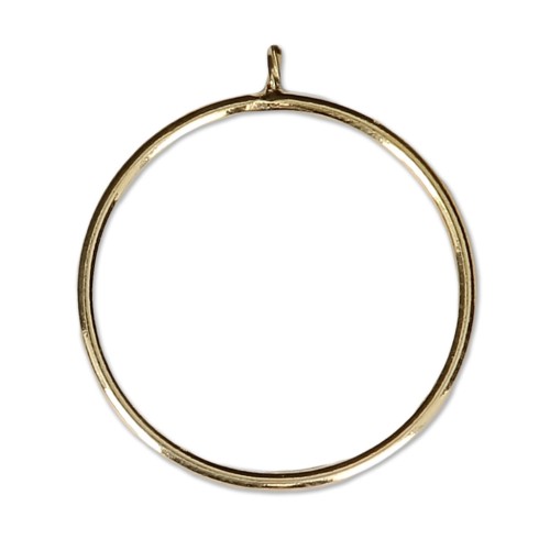 Anillo para mitad-perforada 6 / 8 et 10 mm Gold filled Talla 54 x1