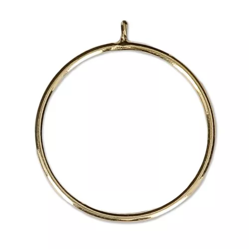 Anillo para mitad-perforada 6 / 8 et 10 mm Gold filled Talla 54 x1