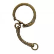 Llavero 20 mm bronce x1