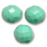 Facetadas 10 mm Green Turquoise x10