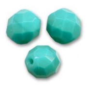 Facetadas 8 mm Green Turquoise x20