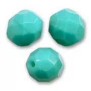 Facetadas 8 mm Green Turquoise x20