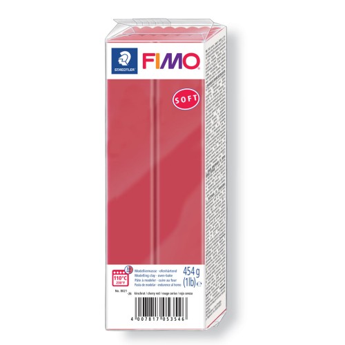 Pasta Fimo Soft 454gr Cereza (n°26)