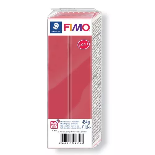 Pasta Fimo Soft 454gr Cereza (n°26)