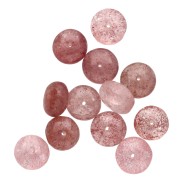 Cuentas Strawberry Quartz rondel 8x5 mm x15