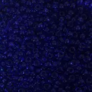 Cuentas de Rocalla Preciosa 11/0 2 mm - Aguamarina oscura x 20 g
