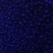 Preciosa Cuentas de rocalla 11/0 2 mm - Aguamarina oscuro x20g