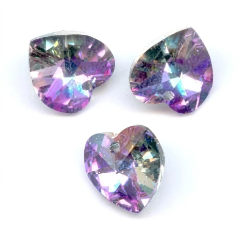 Corazones PureCrystal 6228 Crystal Vitrail Light 10,3x10 mm x6