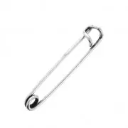 Imperdible personalisable 20 mm plateado envejecido x1