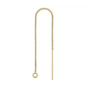 Pendientes de cadena Venitienne de Gold filled 80 mm x2|raw }}