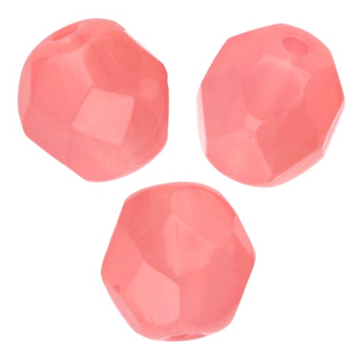 Facetas 6 mm Rosa Lechoso x25