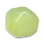 Redonda facetada 20 mm Light Olivine|raw }}