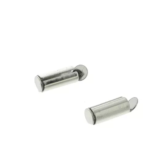 Terminal para cierre magnético intercambiable Hiilos 11 mm - Plateado x1