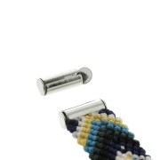 Terminal para cierre magnético intercambiable  Hiilos 11 mm - Plateado x1