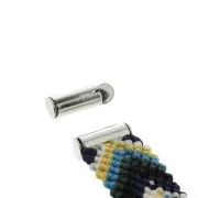 Terminal para cierre magnético intercambiable  Hiilos 11 mm - Plateado x1