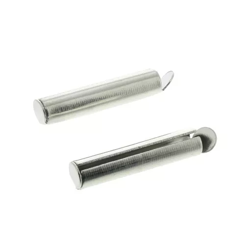 Terminal para cierre magnético intercambiable  Hiilos 20 mm - Plateado x1
