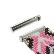 Terminal para cierre magnético intercambiable  Hiilos 20 mm - Plateado x1