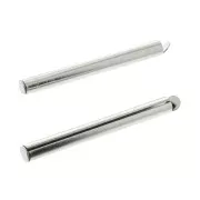 Terminal para cierre magnético intercambiable  Hiilos 40 mm - Plateado x1