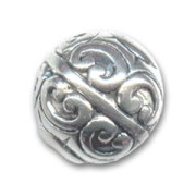 Redondas CCB 18 mm Plateado x1