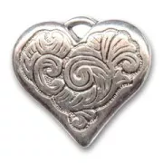 Corazon CCB 32 mm Plateado