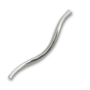 Tubos retorcidos 18x1 mm Plata 925 x10