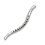 Tubos retorcidos 18x1 mm Plata 925 x10
