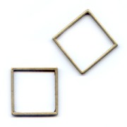 Separadores cuadrados 18 mm bronce x6|raw }}