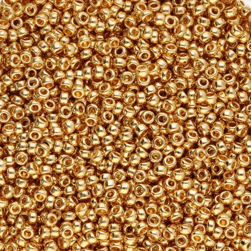 Rocalla Miyuki 15/0 191 - 24kt Gold Plated x5g
