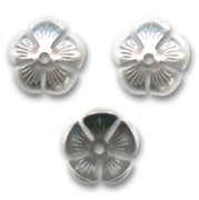 Casquillas Flor 12 mm plateado antiguo x4|raw }}