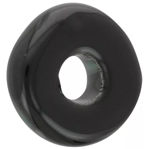 Cuentas arandalas Heishi 15 mm Negro x1