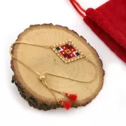 Pulsera ajustable para entrepieza - eslabón veneciana 21 cm - Rodiado x1