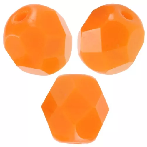 Facetadas 6 mm Mandarina x25