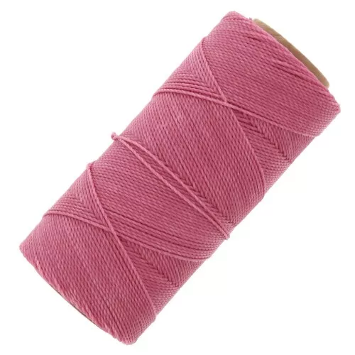 Bobina de hilo encerado Linhasita para micro macramé 1 mm - Rosa Caramelo (629) x168m