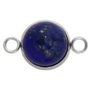 Engarce de anillo abierto para cabujón de fondo plano de 10 mm - Acero inoxidable x1