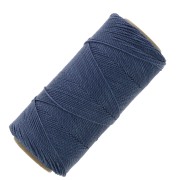 Bobina de hilo encerado Linhasita para micro macramé 1 mm - Azul Jean Oscuro (275) x168m|raw }}