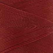 Bobina de hilo encerado Linhasita para micro macramé 0,5 mm - Rojo cadmio (677) x335m