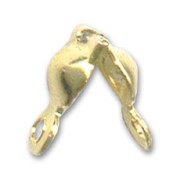 Tapanudos 2 anillas 4 mm dorado con oro fino x100|raw }}